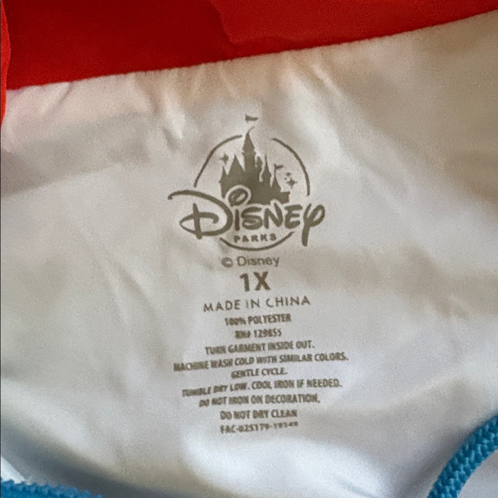 Disney Red and Blue Pixar windbreaker jacket - Picture 2 of 2